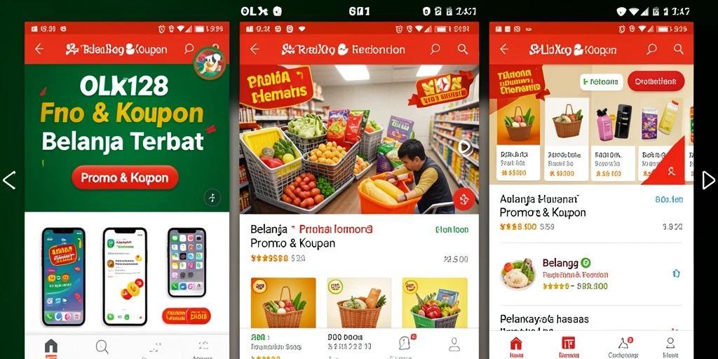 Tampilan antarmuka OLX128 yang menarik dan mudah digunakan.